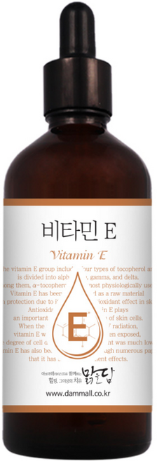 맑을담 토코페롤 비타민E 100ml 100% 오일 원액, 1개