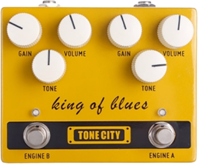 Tone City - King of Blues (Dual Overdrive) 톤 시티 듀얼 오버드라이브 이펙터, 1개