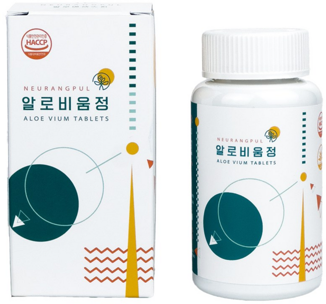 느랑풀 제주 알로비움정 먹는 알로에, 2개, 120g