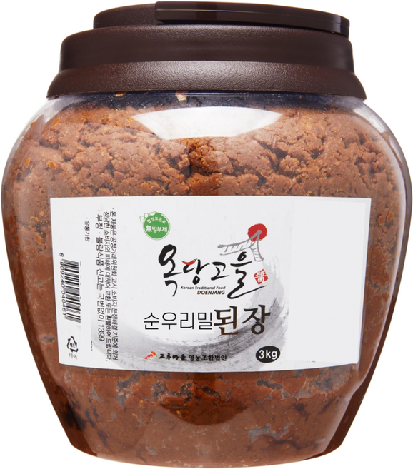 [한정특가] 옥당고을 순우리밀로 만든 된장, 3kg, 1개