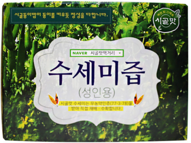 시골맛 수세미즙 성인용, 115ml, 50개