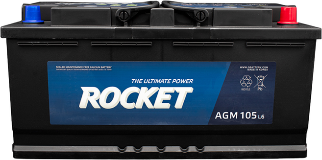 제네시스 DH(14-16) EQ900 G80(-19년이전) G90 K9(18년이후) 배터리 로케트 AGM105L 델코 AGM105L, 1개, 로케트 AGM105 면장갑+폐전지반납+공구대여