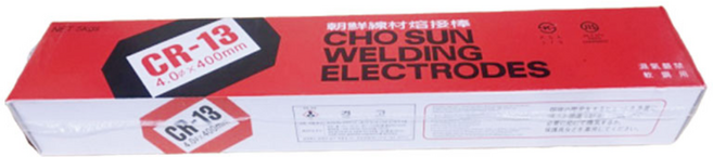 조선선재 용접봉 4.0 x 400 mm, CR-13, 1개