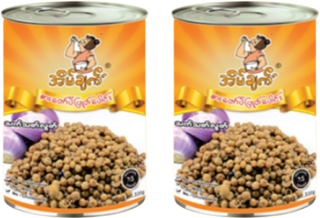 삶은 완두콩 Pae Pyoke 320g 건강 음식, 2개