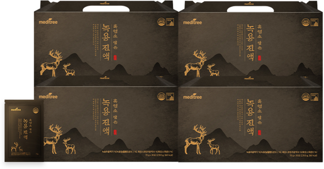 메디트리 흑염소 담은 녹용 진액, 120개, 70ml