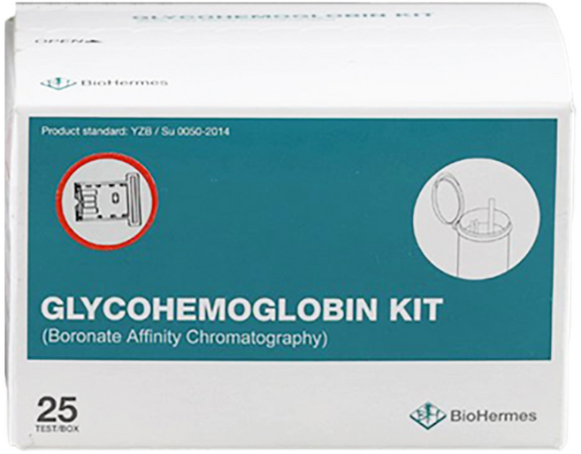 BioHermes 당화혈색소측정스트립 HbA1c 글리코헤모글로빈측정 A1cEZ 시험지, 1개입, 1개