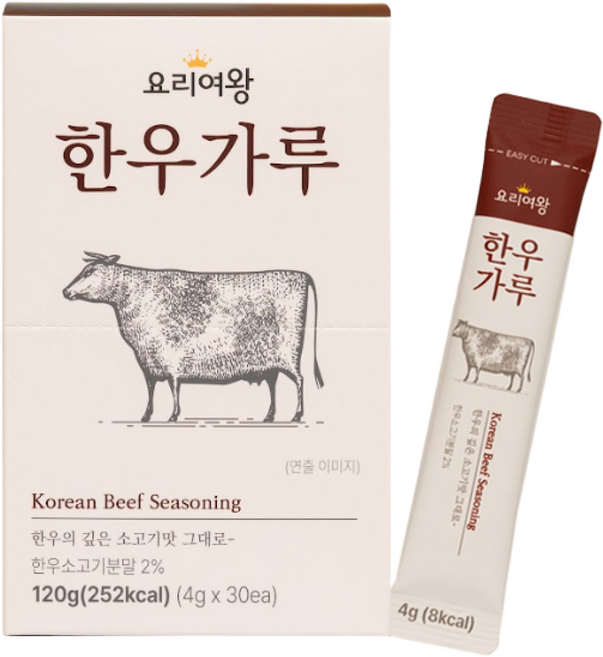 요리여왕 스틱육수 가루육수 한우가루, 1개, 120g