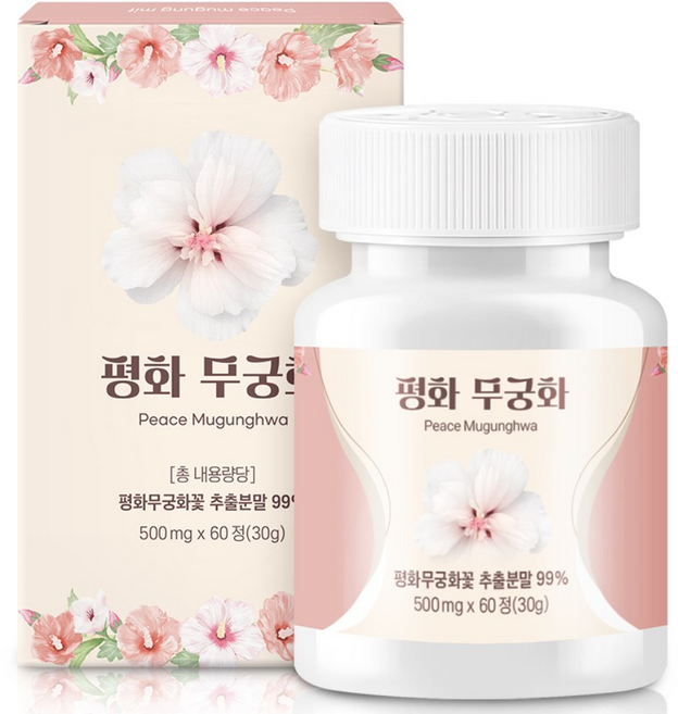 [본사출고] 평화 무궁화, 1개, 60정