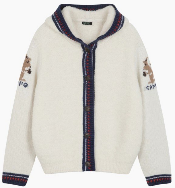 [국내백화점] 베네통 니트 후드 가디건