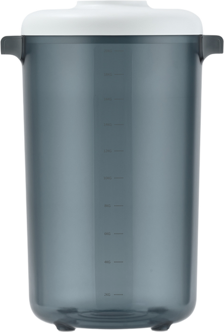 보만 무선 진공 쌀통 20kg 원터치 쌀 한포대 USB 충전식 쌀벌레 습기 곰팡이