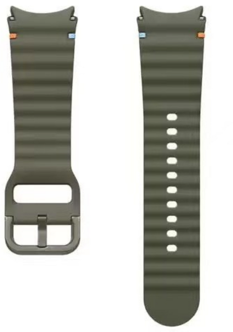 삼성 갤럭시 워치7 6 5 4 호환 프로 클래식 스트랩 스포츠 밴드, 1개, 카키그린