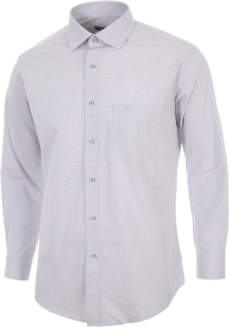 엘르 남성 사계절 위사슬럽 레귤러핏 긴소매셔츠 01063