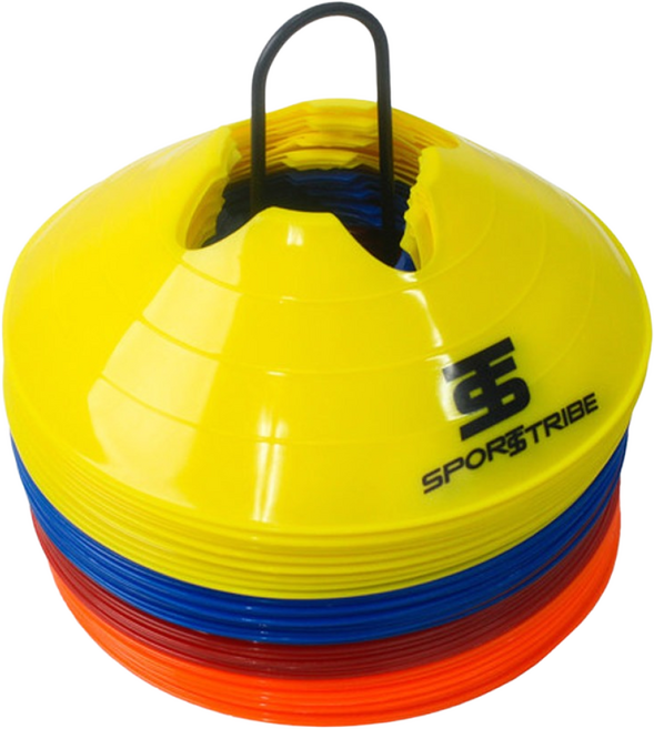 스포츠트라이브 원형 접시콘 40개 세트 와이어 트레이닝콘, 단품