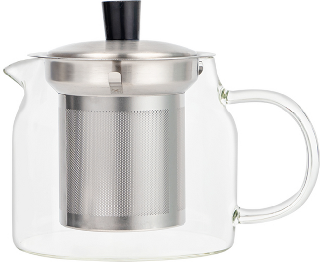 하오다 내열유리 차주전자 티포트 티팟 400ml, 1개, 용량