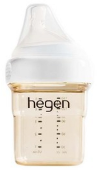 헤겐 PPSU 엄마가슴 애착젖병, 혼합 색상, 150ml, 1개