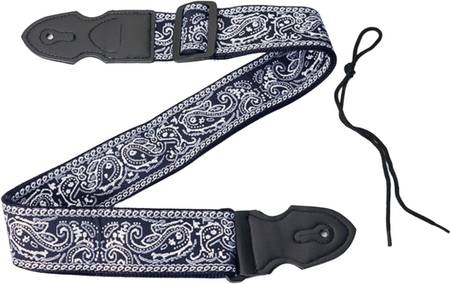 워너엠 통기타 일렉기타 자수 어깨끈 스트랩, 1개