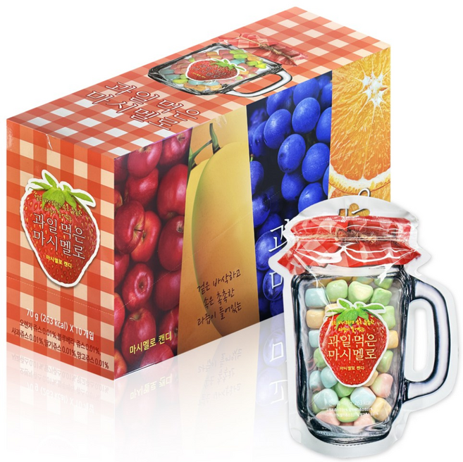 과일먹은 마시멜로 case, 70g, 10개
