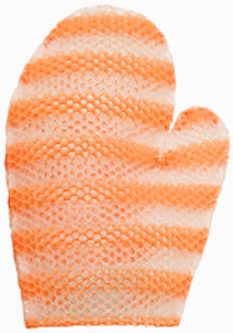 샤샤킴 허니콤 오렌지 바디글러브 목욕타월, 70g, 1개