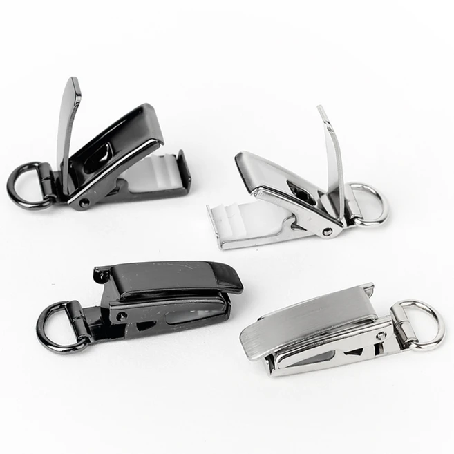 스톤핏 강력 이중 퍼터키퍼 집게 멜빵 서스팬더 클립 부자재 5개 세트 10mm, 실버 - 쿠팡