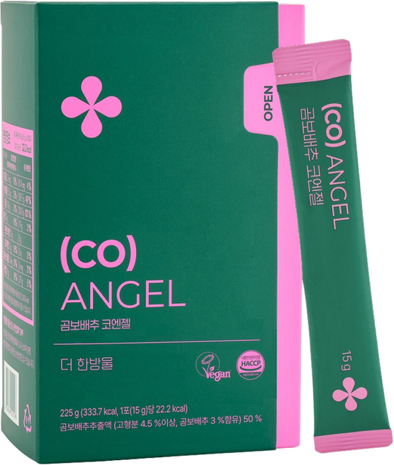 더한방울 곰보배추 코엔젤 1박스(15포), 15g, 15개