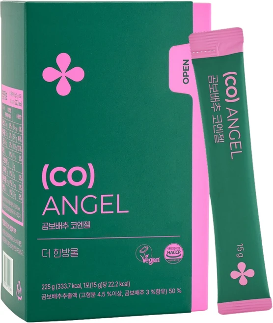 더한방울 곰보배추 코엔젤 1박스(15포), 15g, 15개 - 쿠팡