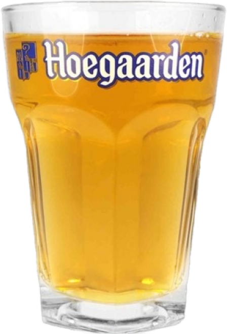 호가든 맥주잔 25cl 수입 벨기에 비어 Hoegaarden, 1개