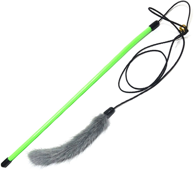 힐링타임 고양이 띵겨띵겨 꼬리 줄낚시대 NH-094, 랜덤 발송, 1개