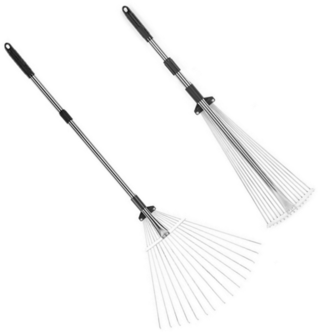 몽키아트 키큰 길이조절 접이식 갈퀴 낙엽 청소 갈쿠리 갈고리 빗자루 갈꾸리 갈꼬리 넓이조절, 1개