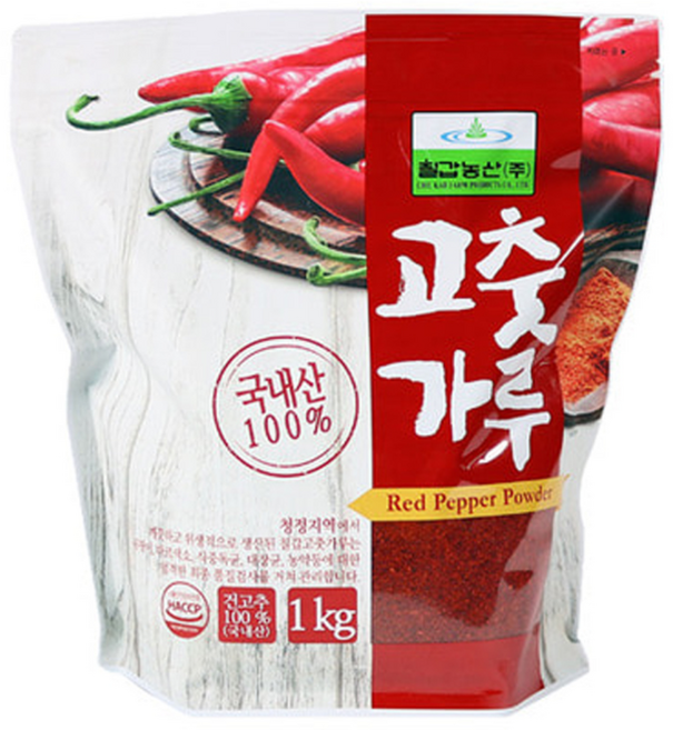 칠갑농산 고춧가루, 1kg, 1개