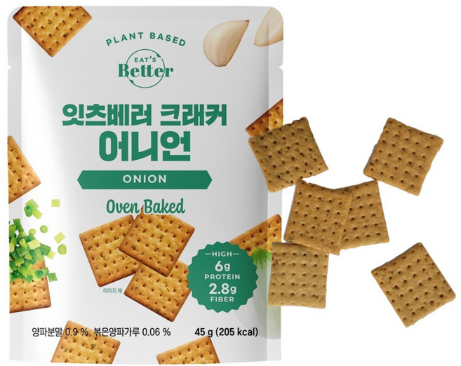 잇츠베러 크래커 어니언, 45g, 6개