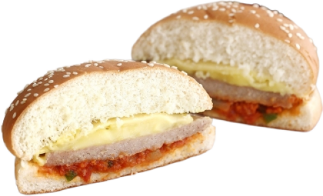 참맛있는 피자리오 180g 피자햄버거 피자버거 편의점 매점 간식, 1개