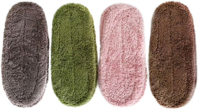 (주)에이스샵 남여공용 프리사이즈 청소슬리퍼(리필) 1세트(2개입) 리필 걸레 탈부착 재활용 리필, 1개, 그레이