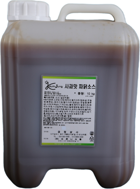 뫼루니식품 오리엔탈 겨자 사과맛 파닭소스 10KG 파닭드레싱, 1개