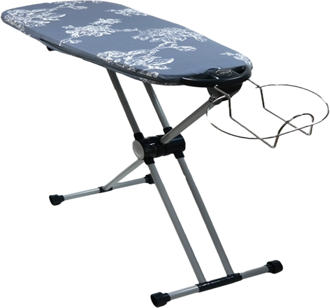다즐 8단높이조절의 360도회전 양면사용 다리미판, 스탠드슬림형플라워