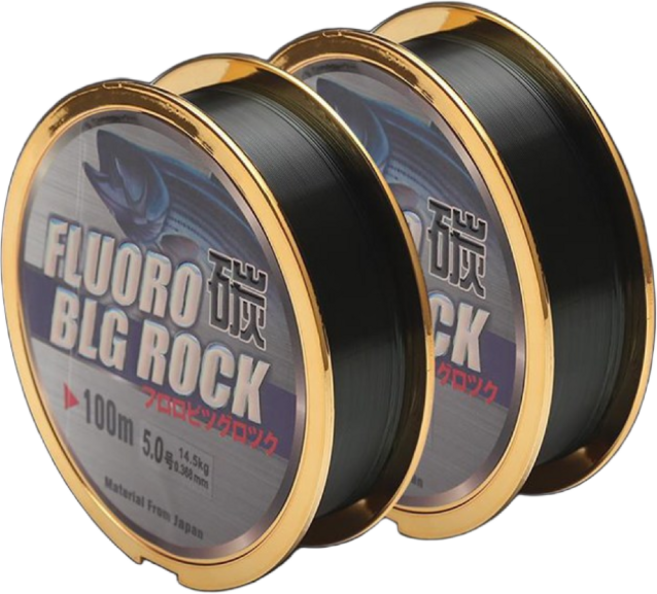 100m 쇼크리더 목줄 원줄 낚시줄 라인 스텔스 블랙, 1개