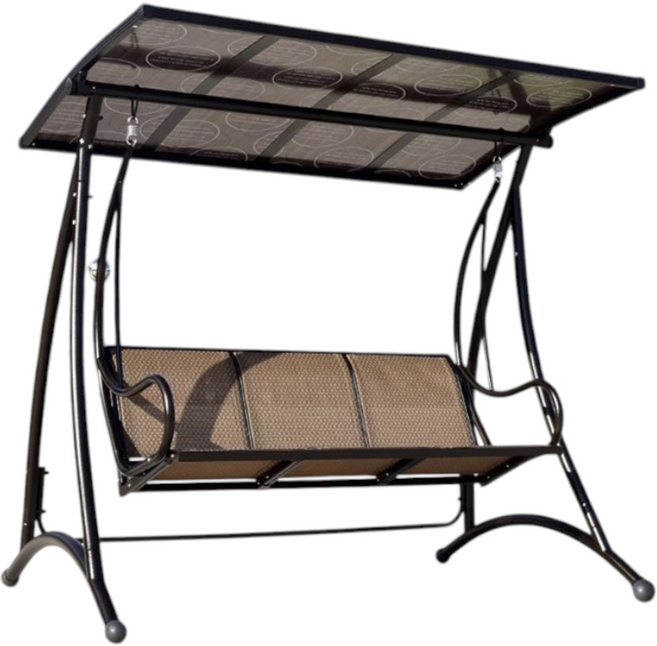 데일리나라 흔들의자 흔들그네 2인용 3인용 그네의자 마당의자 북유럽 안락의자, 일반형, 하와이안 스윙3인, 1개