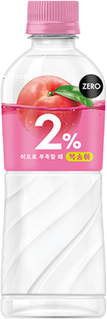 2% 이프로 부족할때 제로 복숭아 350ml, 20개