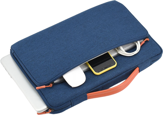 노트북 파우치 갤럭시북5프로 360 갤럭시북4 삼성 LG그램 맥북 가방, 네이비, 1개