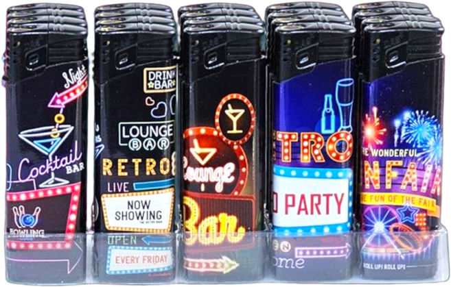 DAS 네온 토치 터보라이타, 20개, 5색 이미지, 네온토치