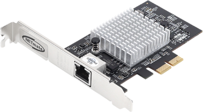 강원전자 넷메이트 N-760 PCI Express 10G 멀티 기가비트 서버 랜카드(Marvell)(슬림PC겸용), 1개