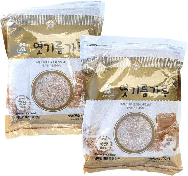 소연 엿기름 가루 국산, 2개, 1kg