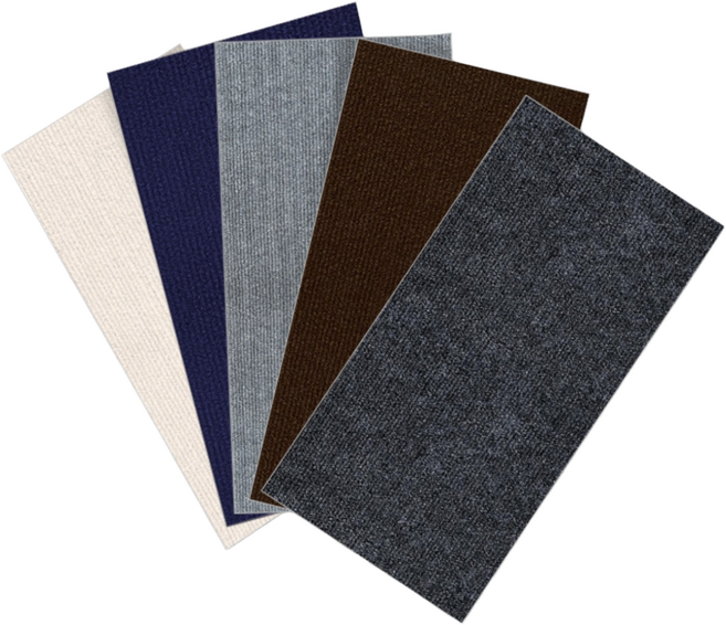 에이제이큐 [정품] 논슬립 다용도 미끄럼방지 접착식 카페트 바닥 조각매트, 네이비 블루, 10개