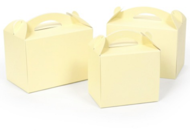 앞열림 높은 조각케이크 상자 옐로우 (x 10개)