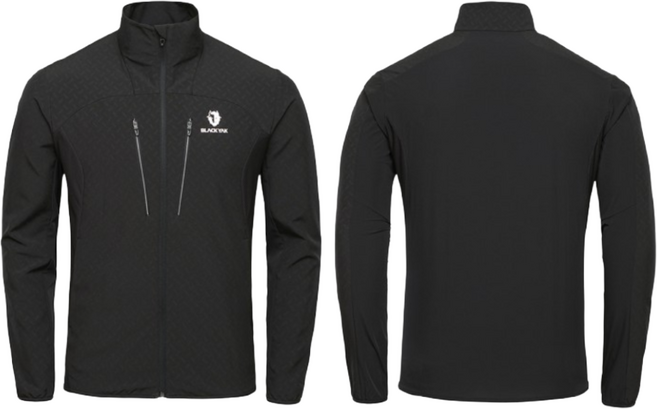 블랙야크 남성 간절기 보온성 및 신축성 우수한 방풍 자켓 남성 스트레치 자카드 자켓