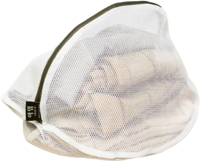 아임 안심 무형광 세탁망 원형망 M 1장 국산 유아용 빨래망, 1개