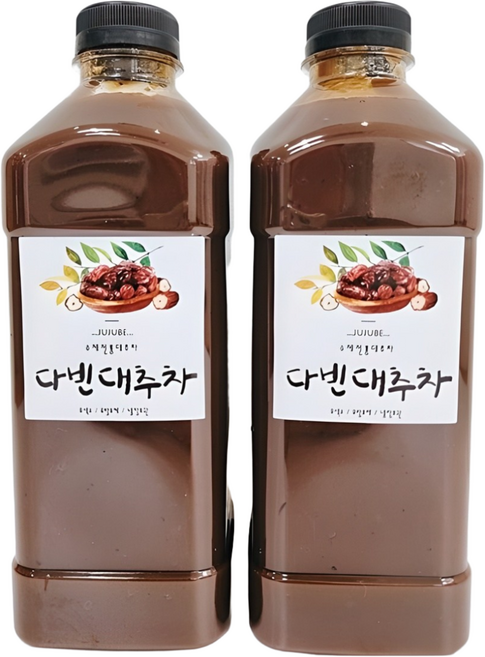 걸죽한 카페 수제대추차 진한대추즙 1kg, 970ml, 1개입, 2개