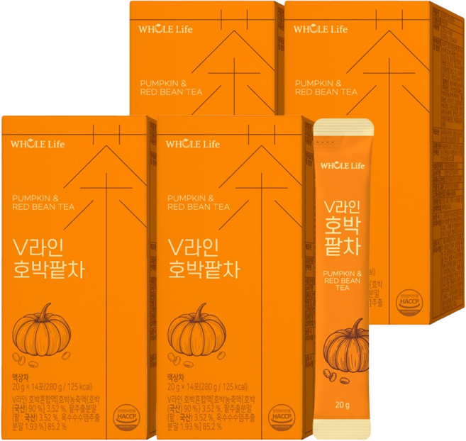 3위 - 홀라이프 V라인 호박팥차, 20g, 14개입, 4개