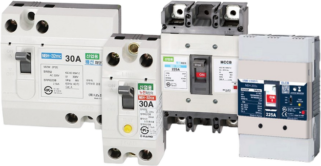 (산업용) 반드시 설치! 고감도 누전 배선 차단기 두꺼비집 주택 아파트 다세대, 산업용 배선 차단기 (NFB) / 25. NBH-204s/ 200A