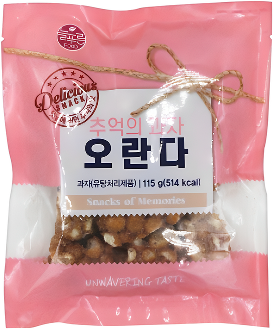 서울제과 오란다 115g 추억의 과자 옛날 간식, 1개