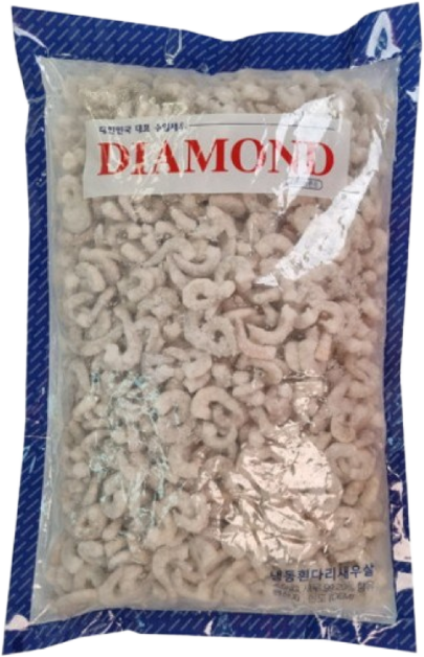 다이아몬드 흰다리새우살 생새우살 벌크 91/110 (4.5kg), 4.5kg (91/110), 1개